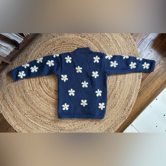 *SOLD* Pachamama Wool Daisy Mockneck Sweater - Picture 3 of 5